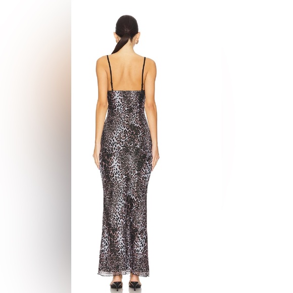 Superdown Leopard Print Maxi Dress - Picture 3 of 3